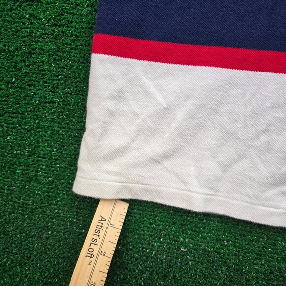 St Louis Cardinals Polo Shirt Mens Large Striped Vintage 90s MLB Baseball Sports - Picture 10 of 10